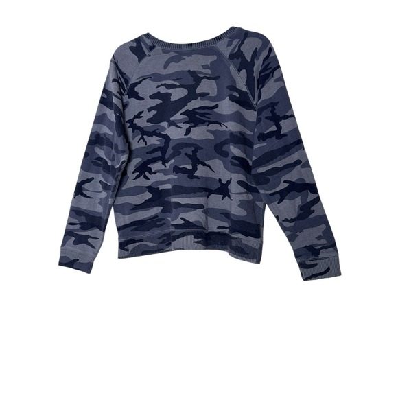 Rails Sweatshirt Top Women's Large Blue Camouflage Outdoor Pullover Camo - Picture 3 of 10